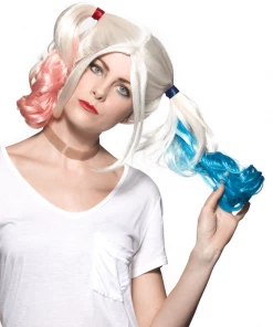 Harley Quinn By Enigma Women's Costume Wigs