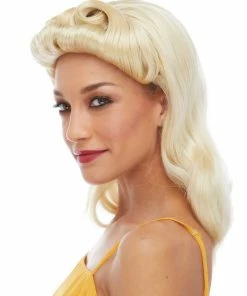 Sepia 40's Pinup Girl Women's Costume Wigs