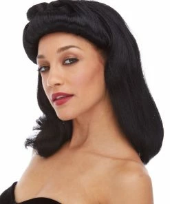 Sepia 40's Pinup Girl Women's Costume Wigs