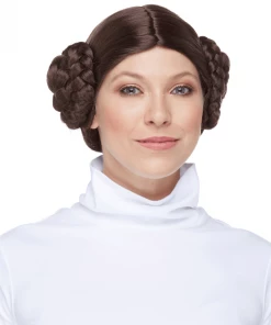 Sepia Space Princess Women's Costume Wigs