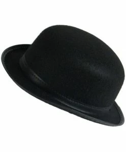 Morris Costume Accessories Derby Hat Black Felt