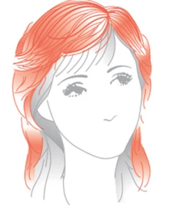 Rene Of Paris Long Top Piece Rooted Colors HAIRPIECES