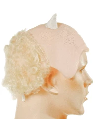 Lacey Costume Bald And Horned Women's Costume Wigs