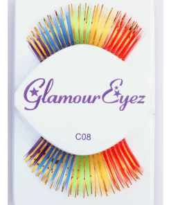 Sepia Rainbow With Gold Eyelash C08