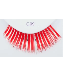 Sepia Red With Silver Eyelash C09
