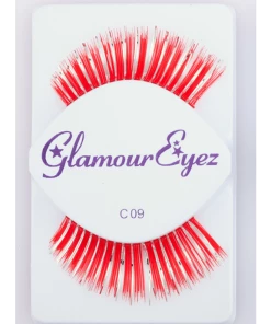 Sepia Red With Silver Eyelash C09