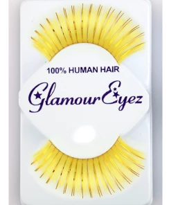 Sepia Yellow With Gold Eyelash C21
