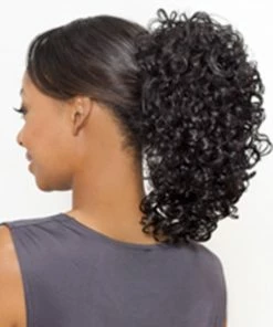 Carefree HAIRPIECES Fusha Drawstring - Heat Resistant Fiber Ponytail