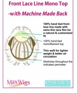 Estetica Designs Eva - Front Lace Line HUMAN HAIR WIGS