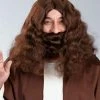Enigma Jesus Biblical Mustache Wig Set Women's Costume Wigs