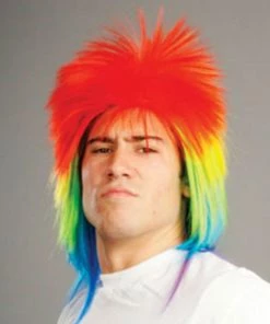 Enigma Rainbow Punk Rocker Clown Women's Costume Wigs