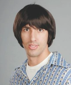 Enigma Hippie Boy Beatle Cut Women's Costume Wigs