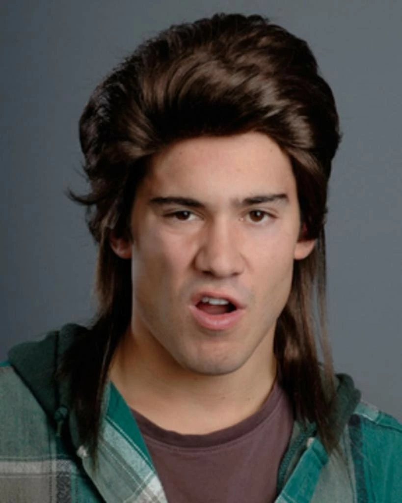 Joe's Dirt Mullet Wig By Enigma 3 Joe's Dirt Mullet Wig By Enigma