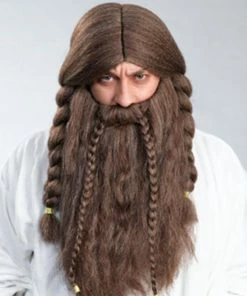 Enigma Olef Viking Set Hobbit Women's Costume Wigs
