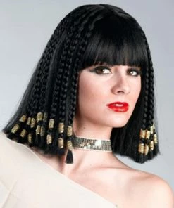 Enigma Women's Costume Wigs Egyptian Cleopatra Nefertiti Queen Wig