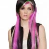 Enigma Women's Costume Wigs Emo Anime Pink