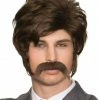 Enigma Chip 70s Police Detective Men's Wig Men's Costume Wigs