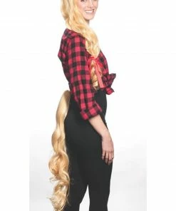 Enigma M/Curly Fall Clip In Ponytail