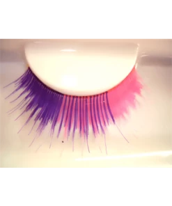 Lacey Costume Eyelashes Periwinkle Costume Accessories