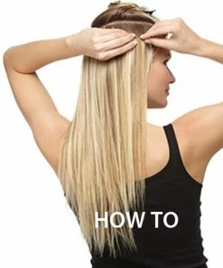 HairDo 18 Inch 10 Piece Remy Human Hair Extensions