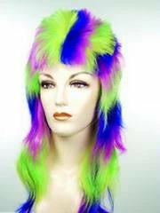 Lacey Costume Women's Costume Wigs Rainbow Punk Style