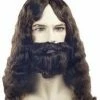 Lacey Costume Special Bargain Jesus Biblical Wig Set AT833/AT1622 Women's Costume Wigs