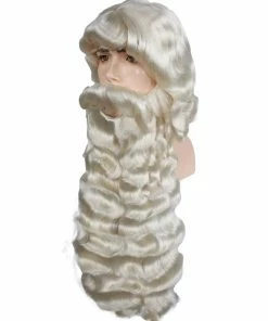 Lacey Costume Jumbo Santa Claus Father Christmas 006K Wig Beard Set