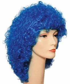 Lacey Costume Clown Disco Long Wet Curly Wig Women's Costume Wigs