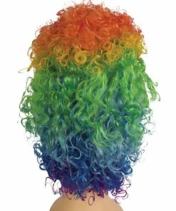 Lacey Costume Clown Disco Long Wet Curly Wig Women's Costume Wigs