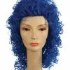 Lacey Costume Clown Disco Long Wet Curly Wig Women's Costume Wigs