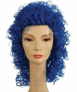 Lacey Costume Clown Disco Long Wet Curly Wig Women's Costume Wigs