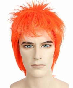Lacey Costume Rod Stewart Color Ziggy Stardust Punk Bowie Women's Costume Wigs