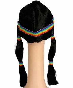 Lacey Costume Bargain Indian Girl Wig With Bands