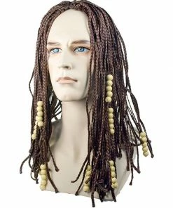Lacey Costume Avatar Beaded Wig