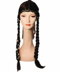 Lacey Costume Women's Costume Wigs Long Braid With Braid Crown