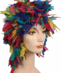 Lacey Costume Women's Costume Wigs Feather Clown Showgirl Wig