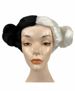 Lacey Costume Cruella De Vil Pigtails B1060Y Women's Costume Wigs