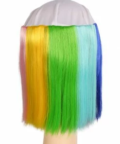 Lacey Costume Bald Straight Hair Clown