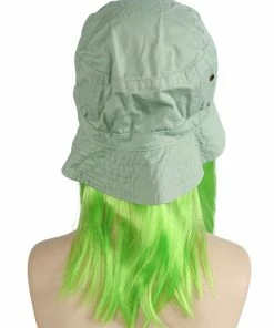 Lacey Costume Tramp Hat With Hair