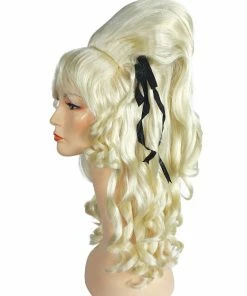 Lacey Costume Women's Costume Wigs 60s Vamp Beehive With Bows Wig