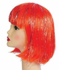 Lacey Costume Women's Costume Wigs Bargain Version China Doll Bob With Tinsel Wig