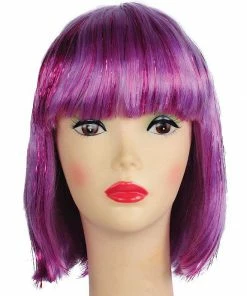 Lacey Costume Women's Costume Wigs Bargain Version China Doll Bob With Tinsel Wig