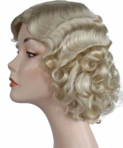 Lacey Costume Fingerwave Fluff Flapper 1920s Wig Women's Costume Wigs