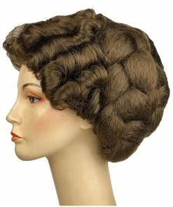 Lacey Costume Mrs. Santa Victorian 1870 Full Braided Women's Costume Wigs
