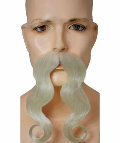 Lacey Costume Viking Santa Mustache Synthetic