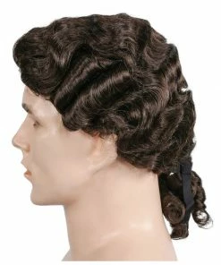 Lacey Costume Aristocratic Colonial Man Widow's Peak