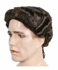 Lacey Costume Aristocratic Colonial Man Widow's Peak