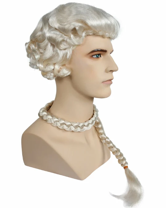Lacey Costume Ichabod Crane Colonial Dandy Women's Costume Wigs 4 Lacey Costume Ichabod Crane Colonial Dandy Women's Costume Wigs