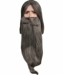 Lacey Costume Wizard Wig And Beard Set B844+B844A