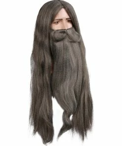 Lacey Costume Wizard Wig And Beard Set B844+B844A